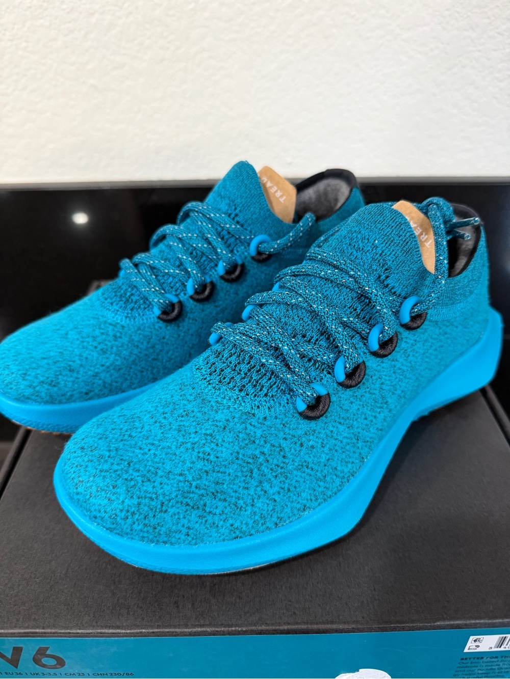 Allbirds Wool Dasher 2 Mizzle Thrive Teal Women’s Size 6 Sneakers